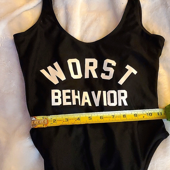 WORST BEHAVIOR Black Swimsuit - Picture 10 of 14